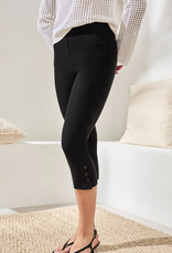 Tribal Tribal 3012O Black Flatten It Capri w/Snap