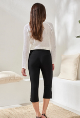Tribal Tribal 3012O Black Flatten It Capri w/Snap