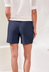 Tribal Tribal Jet Blue Flatten It® Button-Front Pull-On Shorts