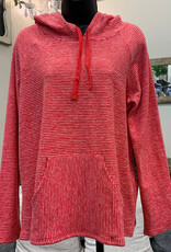 Habitat HabitatTomato Sunrise  Hooded Long Sleeve Top