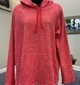 Habitat Habitat Tomato Sunrise  Hooded Long Sleeve Top