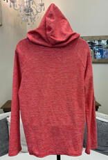 Habitat HabitatTomato Sunrise  Hooded Long Sleeve Top