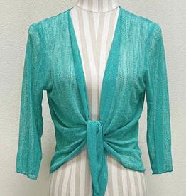 Creations Creation Seafoam 3/4 Sleeve Mesh Bolero