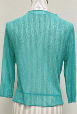 Creations Creation A513 Seafoam 3/4 Sleeve Mesh Bolero