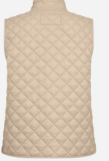 Soya Concept SOYACOCONCEPT  Camel Light Weight Quilted Zip Up Vest