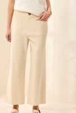 Tribal Tribal 3091O  Canvas Signature Stretch Twill Button Front Ankle Pant