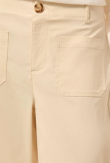 Tribal Tribal 3091O  Canvas Signature Stretch Twill Button Front Ankle Pant