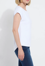 Lysse Lysse 3518 White Cool-Fresh Moisture Wicking Round Neck S/S Top