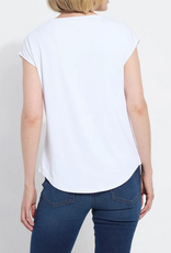 Lysse Lysse 3518 White Cool-Fresh Moisture Wicking Round Neck S/S Top