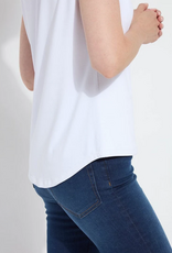 Lysse Lysse 3518 White Cool-Fresh Moisture Wicking Round Neck S/S Top