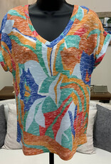 Tribal Tribal Calypso Cap Sleeve Wear 2 Ways Top