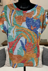 Tribal Tribal Calypso Cap Sleeve Wear 2 Ways Top