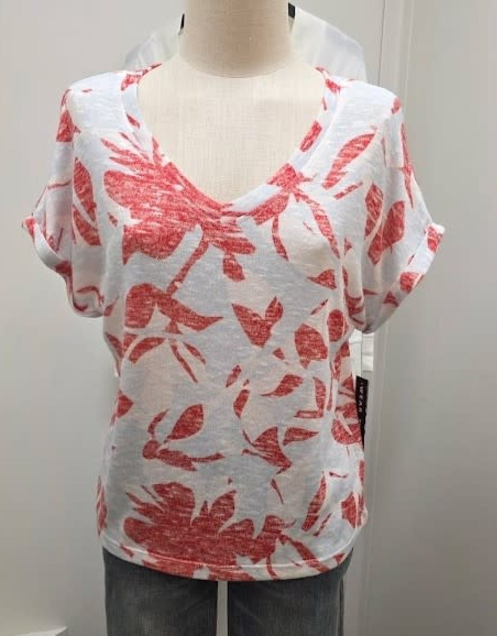 Tribal Tribal Bayberry Cap Sleeve Wear 2 Ways Top