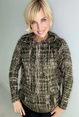 Ethyl Ethyl Olive  Print Long Sleeve Hoodie