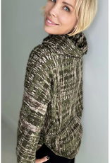Ethyl Ethyl Olive  Print Long Sleeve Hoodie