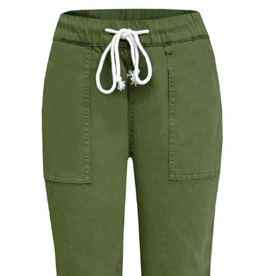 Ethyl Ethyl Sage Pull On Drawstring Mid Rise Relaxed Pant