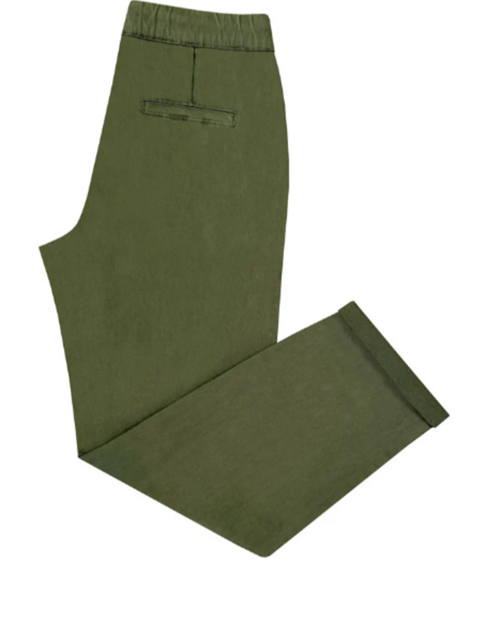 Ethyl Ethyl Sage Pull On Drawstring Mid Rise Relaxed Pant