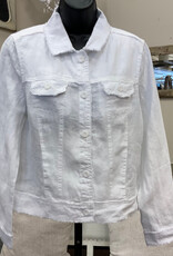 Lulu B Lulu B LIN7403 White Travel Jacket