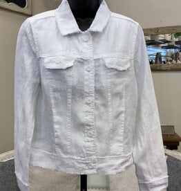 Lulu B Lulu B LIN7403 White Travel Jacket