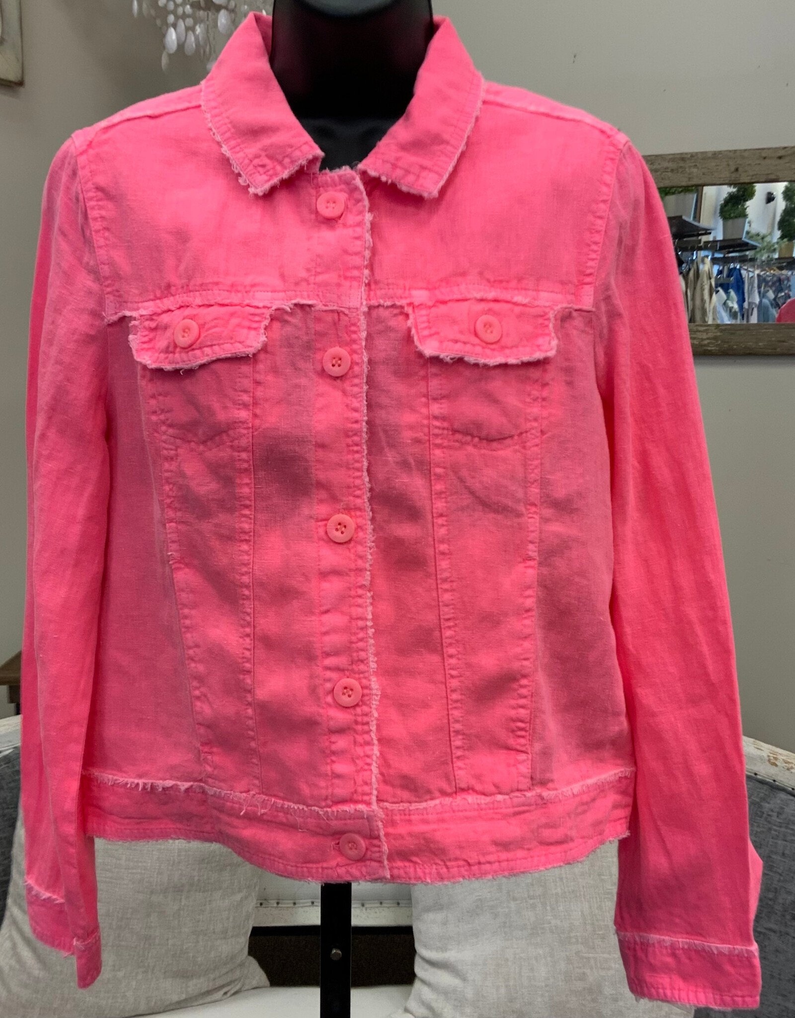 Lulu B Lulu B Clear Coral Travel Jacket