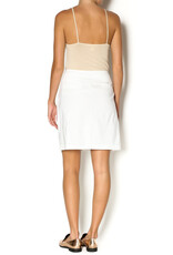 Lulu B Lulu B White Bangladine Skort w/Front & Back Pockets
