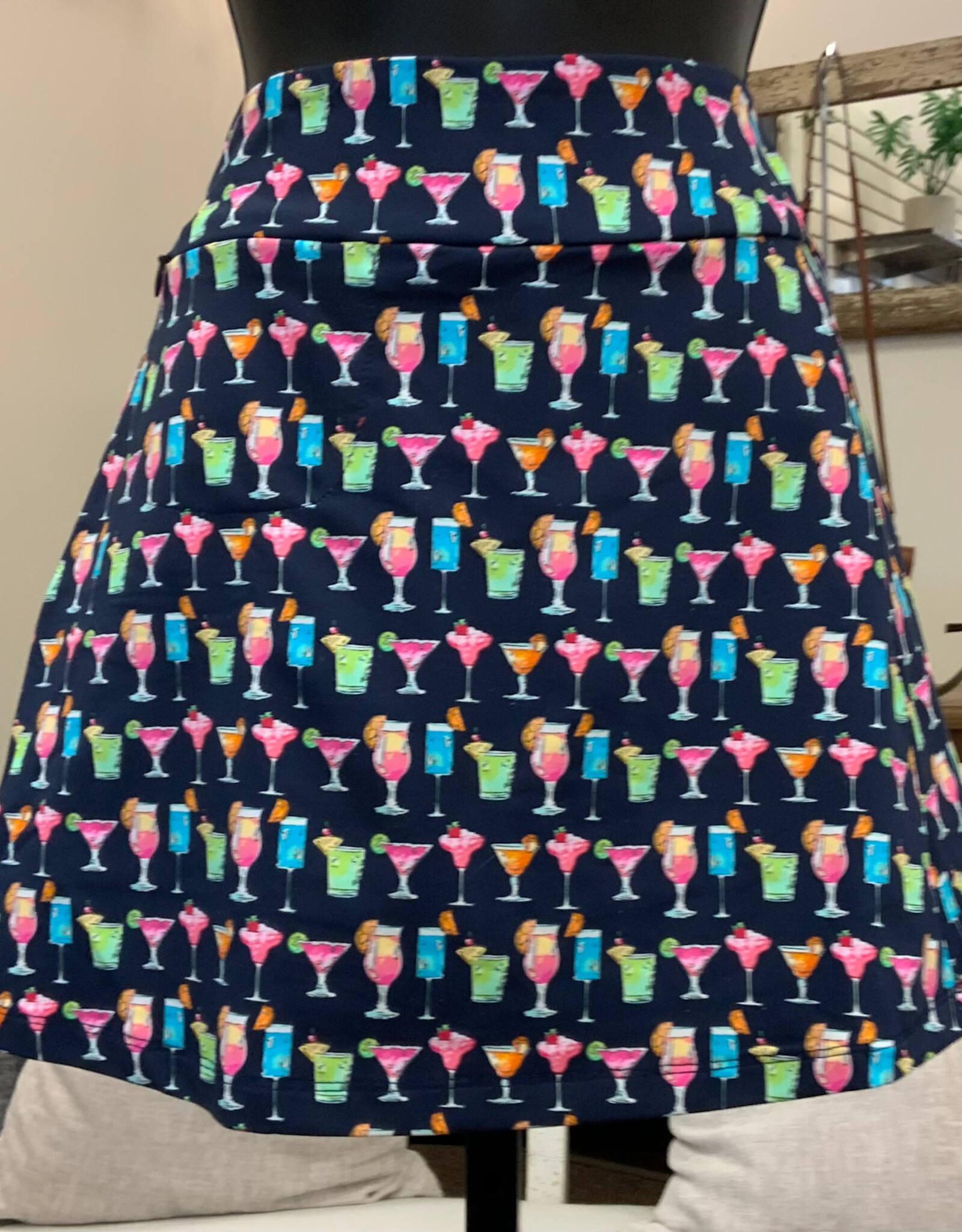 Lulu B Lulu B CHRN  Navy Cheers Pull On Skort