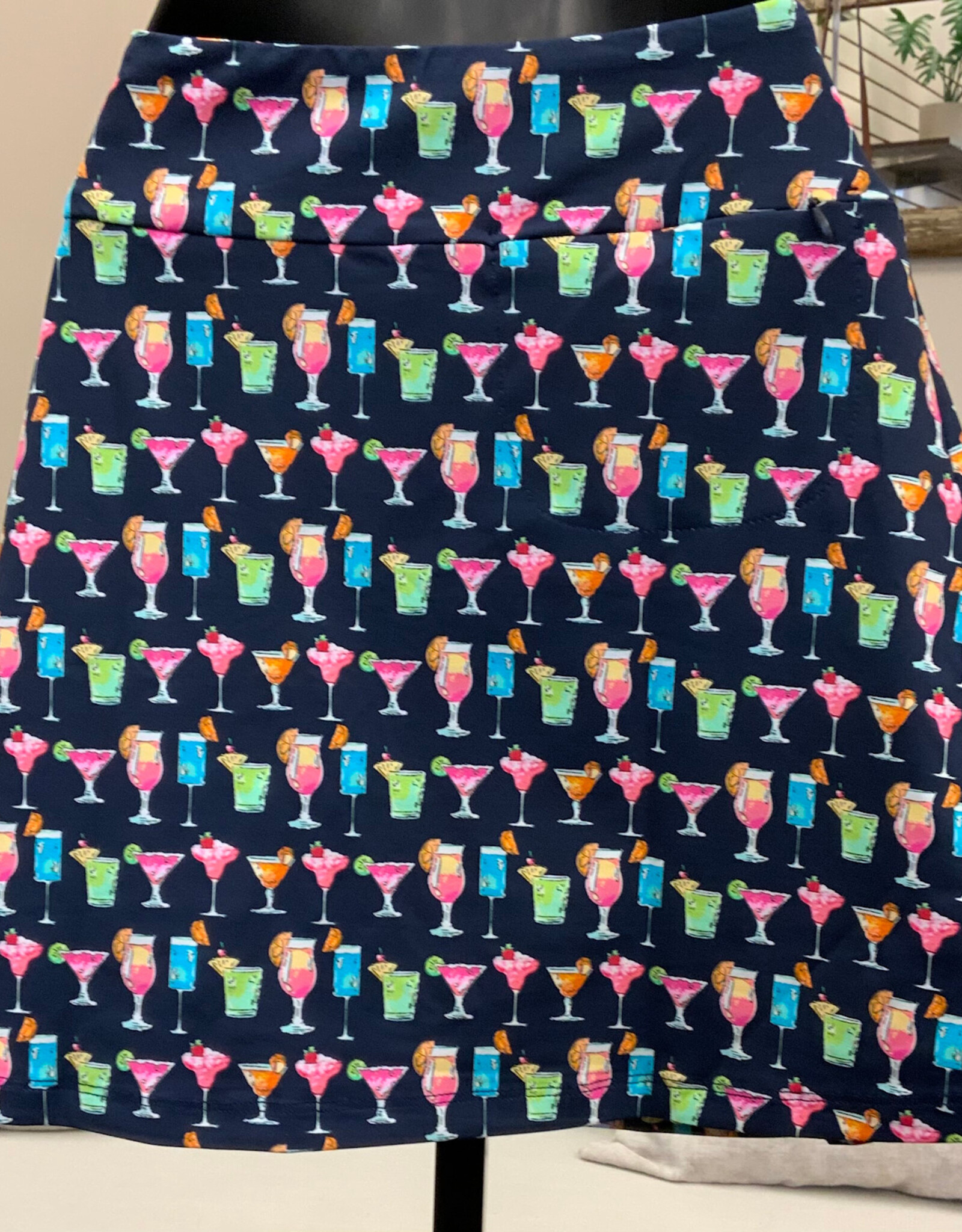 Lulu B Lulu B CHRN  Navy Cheers Pull On Skort