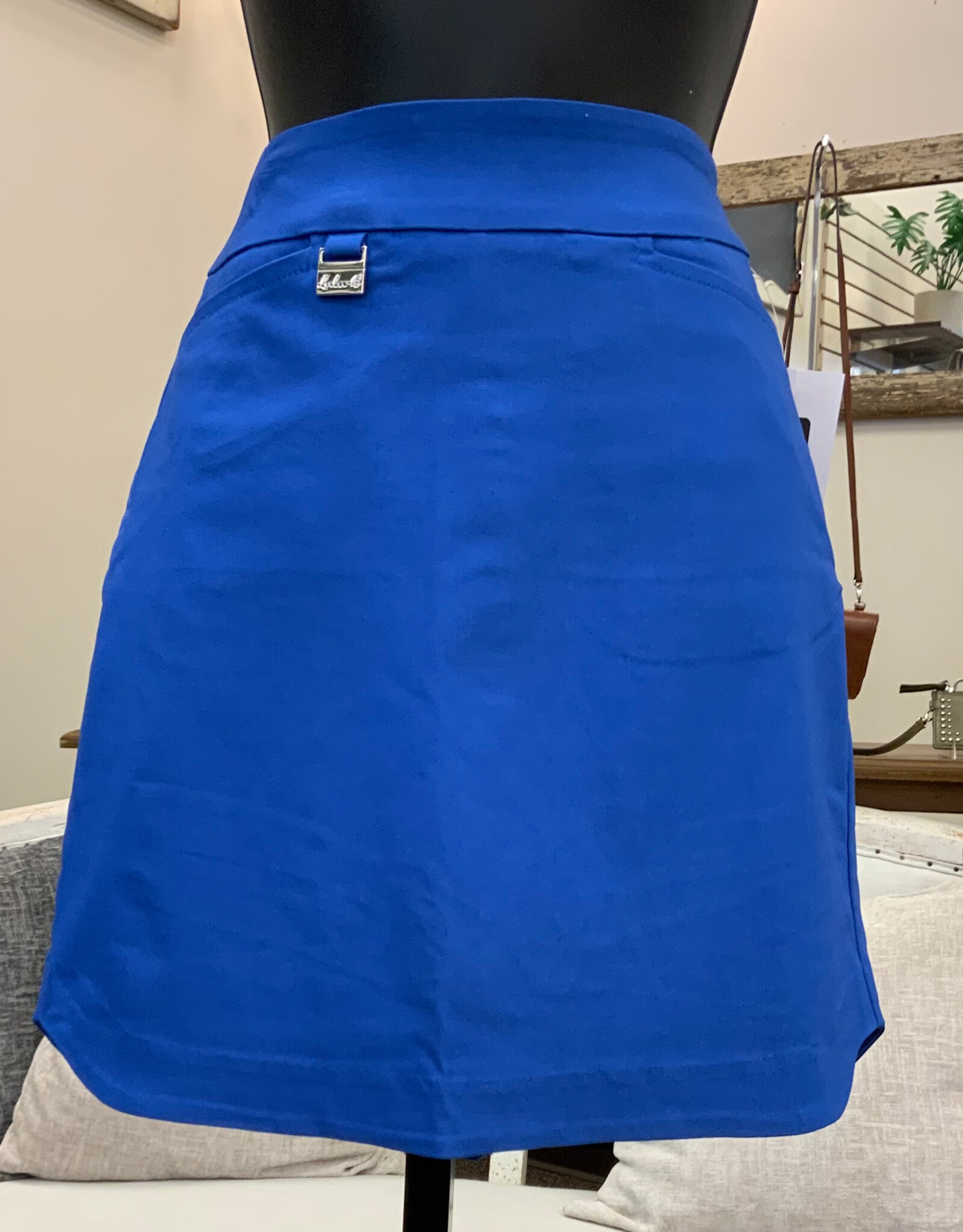 Lulu B Lulu B BLD2139 Blue Bangladine Skort