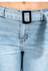 GG Jeans GG Jeans Light Blue Wash Denim Long Bermuda Short