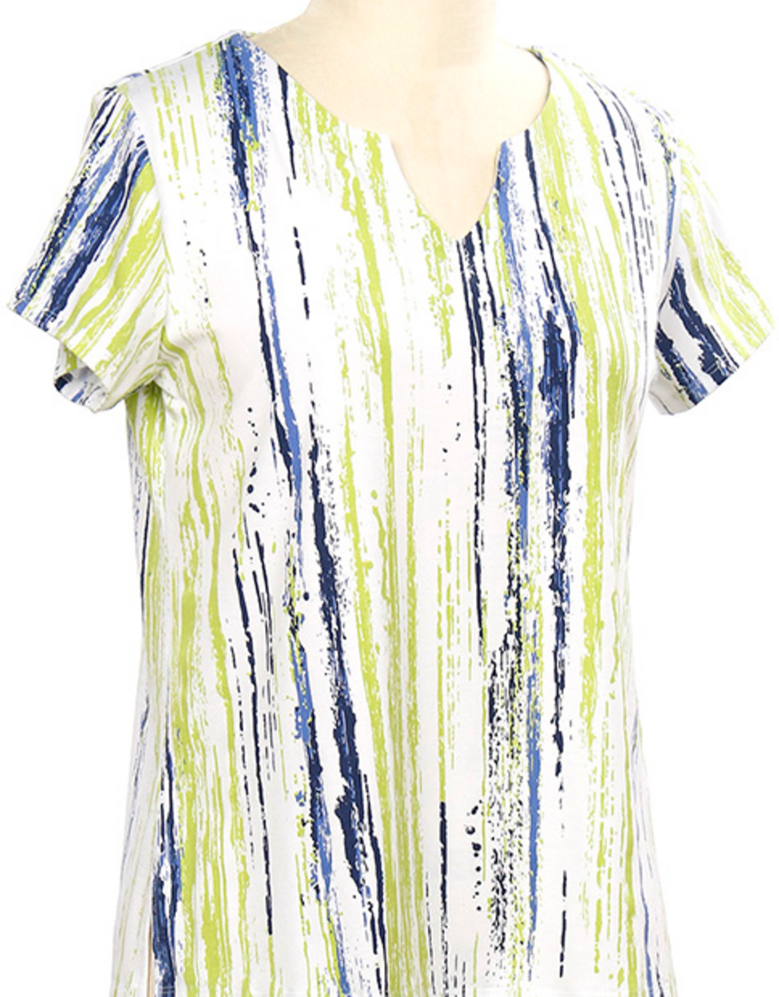 N Touch N Touch  43V1  Indigo Sunrise Round Neck S/S Top