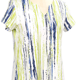 N Touch N Touch  43V1  Indigo Sunrise Round Neck S/S Top