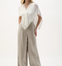 Joseph Ribkoff Joseph Ribkoff 262965 Vanilla Sweater Knit Open-Stitch Cardigan