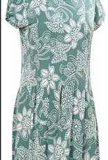 N Touch N Touch Hyde Park White Floral Mid Length S/S Petite Dress