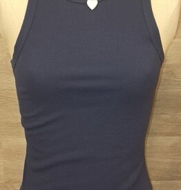 Kylie Paige Kylie Paige Navy Annie Ribbed Tank Top