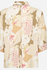 Soya Concept SOYACONCONCEPT Butter Nut Print  Button Up S/S Top
