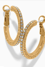 Brighton Brighton JA0316 Gold Meridian Thin Small Hoop Earrings