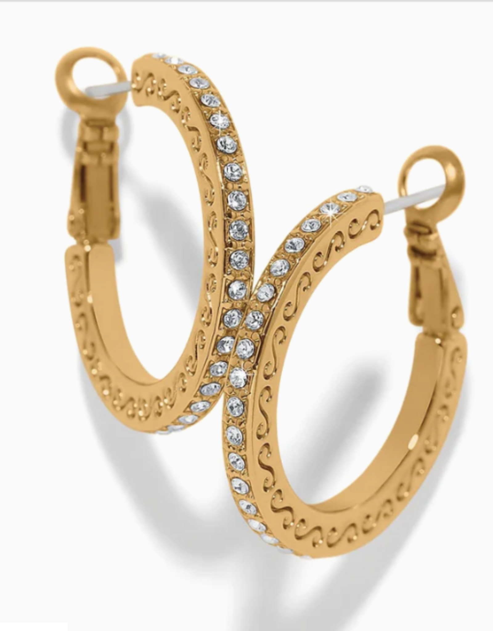 Brighton Brighton JA0316 Gold Meridian Thin Small Hoop Earrings
