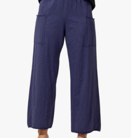 Escape Escape Navy Breezy Pull On Ankle Pant