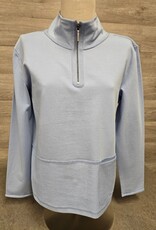 Escape Escape High Tide 1/4 Zip Long Sleeve Pull Over Top