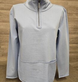Escape Escape High Tide 1/4 Zip Long Sleeve Pull Over Top