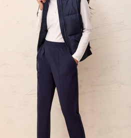 Tribal Tribal Navy  Pull On Capri Pant