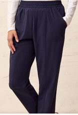 Tribal Tribal Navy  Pull On Capri Pant