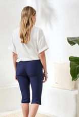 Tribal Tribal Jet Blue  Pull On Capri Pant