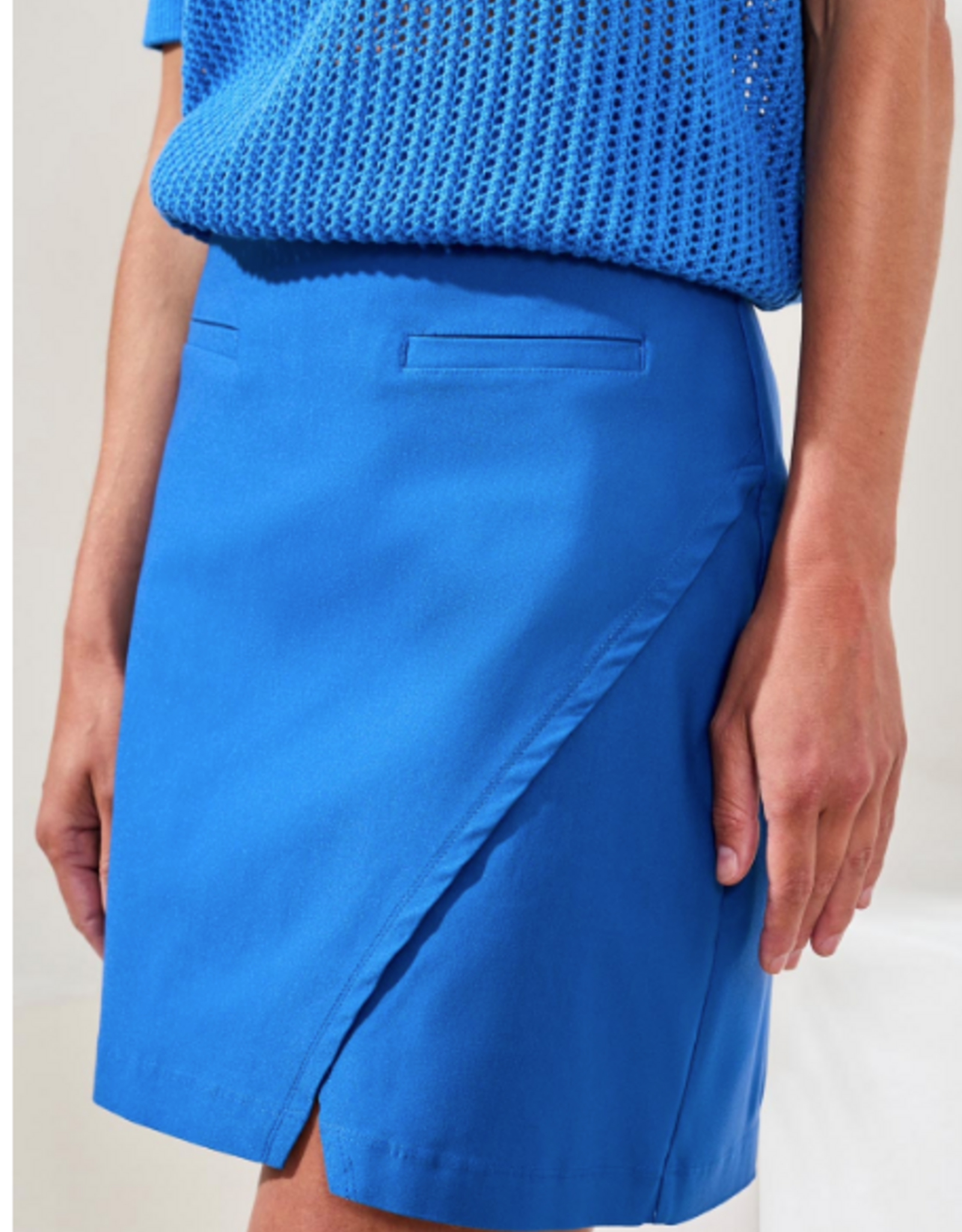 Tribal Tribal Turkish Sea Pull On Skort With Overlap Detail