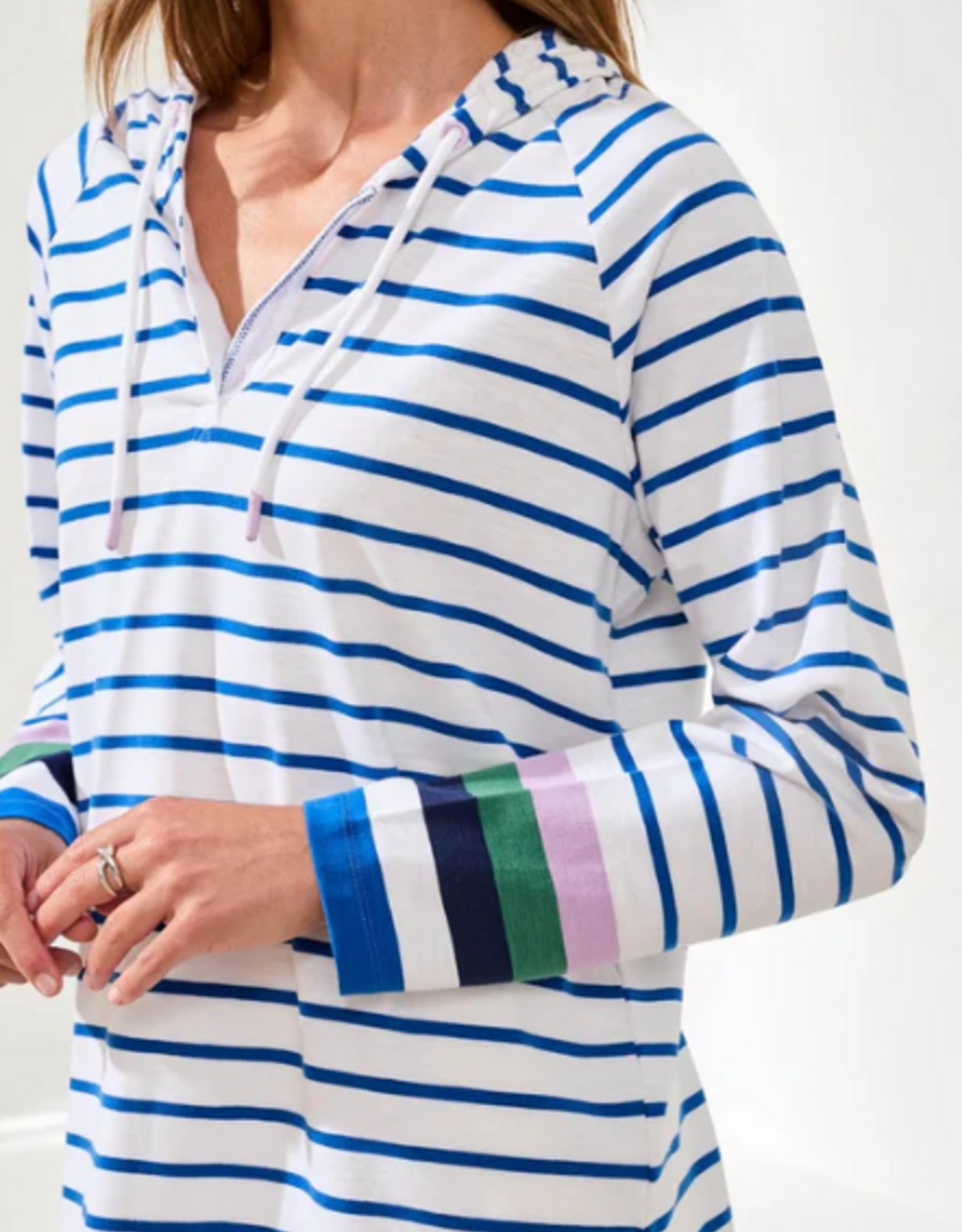 Tribal Tribal Turkish Sea Slub Knit L/S Raglan Hoody