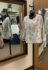 Allo About Her All About Her Multi Color Floral Reversible Open Front Jacket