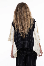 Shannon Passero Shannon Passero 5729 Emmie Pullover Button Front 3/4 Sleeve Top