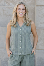 Shannon Passero Shannon Passero Sea Grass Yasmin Textured Vest
