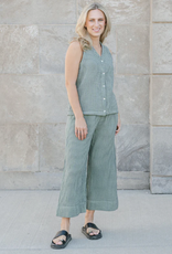 Shannon Passero Shannon Passero Sea Grass Yucca Textured Crop Pant