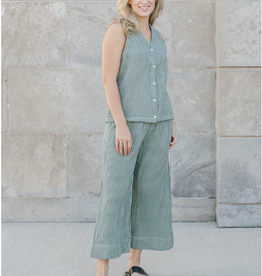 Shannon Passero Shannon Passero Sea Grass Yucca Textured Crop Pant